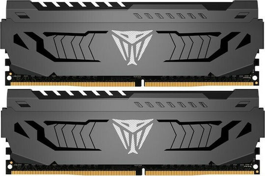 Patriot Viper Steel DDR4 16GB RAM με 2x8GB Modules και Ταχύτητα 3600 για Desktop