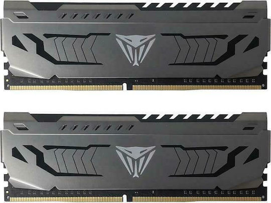 Patriot Viper Steel DDR4 16GB RAM με 2x8GB Modules και Ταχύτητα 3200 για Desktop
