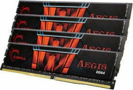 G.Skill Aegis DDR4 DDR4 64GB RAM with 4x16GB Modules and Speed
