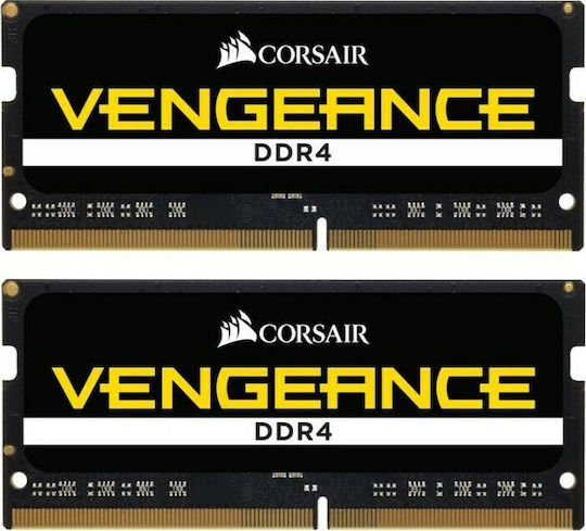 Corsair Vengeance DDR4 32GB RAM με 2x16GB Modules και Ταχύτητα 2933 για Laptop