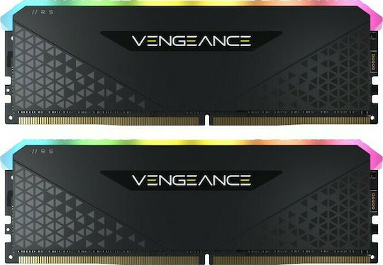 Corsair Vengeance RGB RS 32GB DDR4 RAM cu 2 module (2x16GB) și