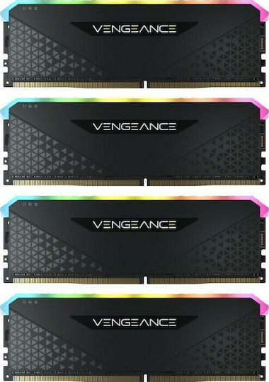Corsair Vengeance RGB RS DDR4 32GB RAM με 2x16GB Modules και Ταχύτητα 3200 για Desktop