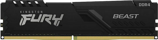 メモリー Kingston FURY BEAST DDR4 32GB (16GB x 2) Kingston Fury Beast 32GB DDR4 RAM cu 2 module (2x16GB) și Viteză