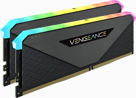 Corsair Vengeance RGB RT 32GB DDR4 RAM cu 2 module (2x16GB) și