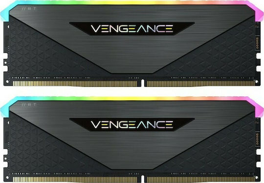 Corsair Vengeance RGB RT 32GB DDR4 RAM cu 2 module (2x16GB) și