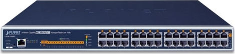 Planet 16-Port Gigabit 802.3bt PoE++ Managed Injector Hub UPOE-1600G