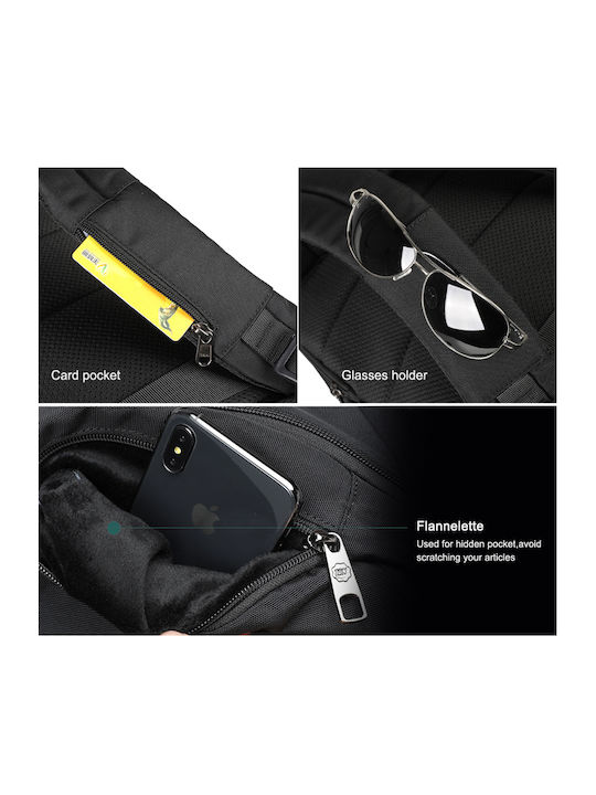 Tigernu Backpack Urban B3221 Τσάντα για Laptop 15.6" με Θύρα USB σε Μαύρο χρώμα