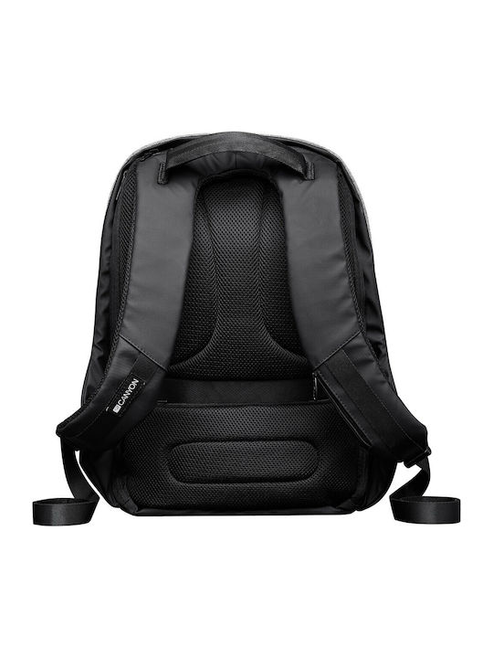 Canyon CNS-CBP5BG9 Geantă Rucsac Impermeabilă Pentru Laptop 15.6" Cu Port USB În Culoare Gri