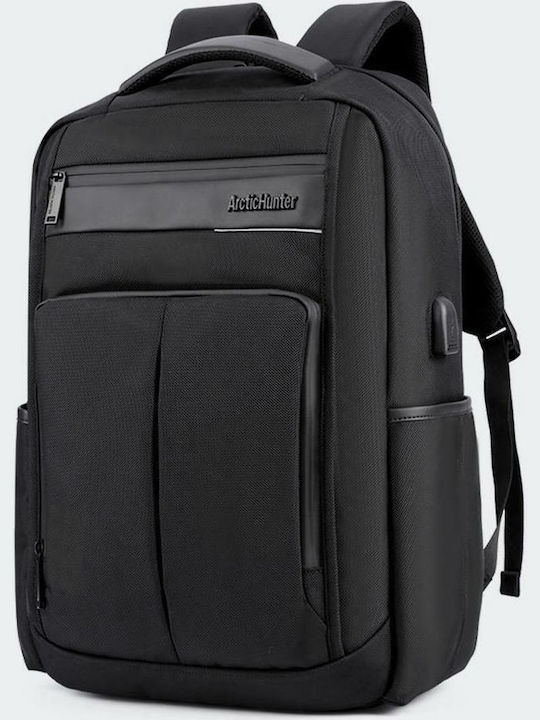 Arctic Hunter B00121C Водоустойчива Раница За Лаптоп 15.6" С USB Порт В Черен Цвят