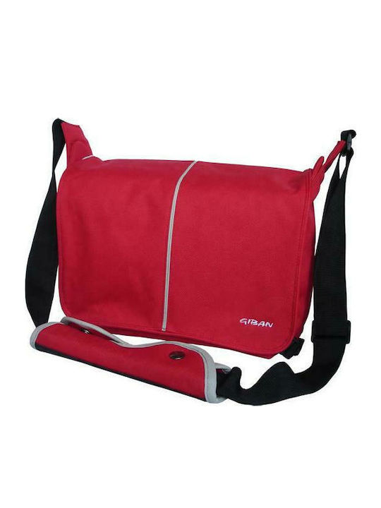 Addison 1301 Tasche Bote für Laptop 10.2" in Rot Farbe