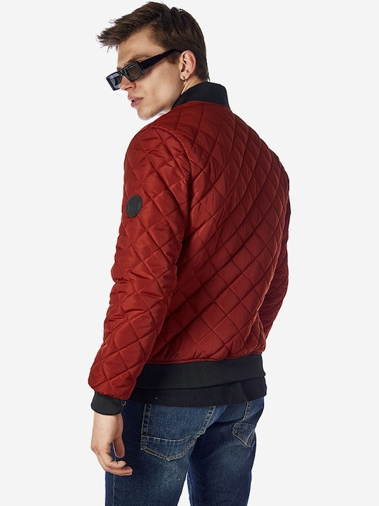 Brokers Jeans Men's Bomber Jacket Brick