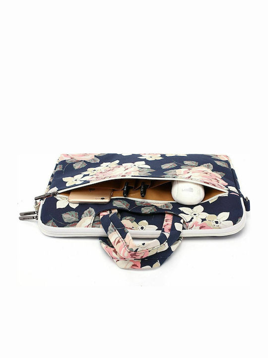 Canvaslife Τσάντα Ώμου / Χειρός για Laptop 14" Navy Rose