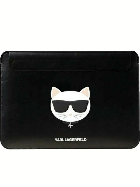 Karl Lagerfeld Husă Din Piele Choupette 13" În Culoare Neagră