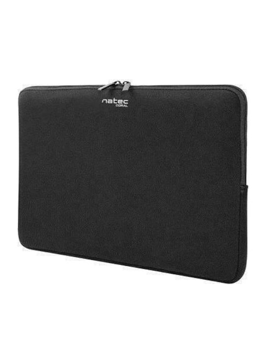 Natec Coral Αδιάβροχη Θήκη για Laptop 14.1" σε Μαύρο χρώμα