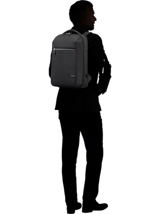 Samsonite Litepoint Αδιάβροχη Τσάντα Πλάτης για Laptop 14.1" με Θύρα USB σε Μαύρο χρώμα