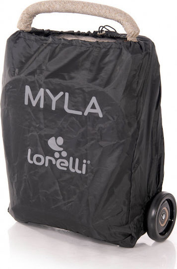 Lorelli Myla Stars Καρότσι Μωρού Kατάλληλο για Nεογέννητο Silver Blue 6.6kg