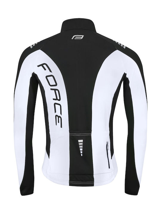 Force X68 Men's Long Sleeves Cycling Jersey Black