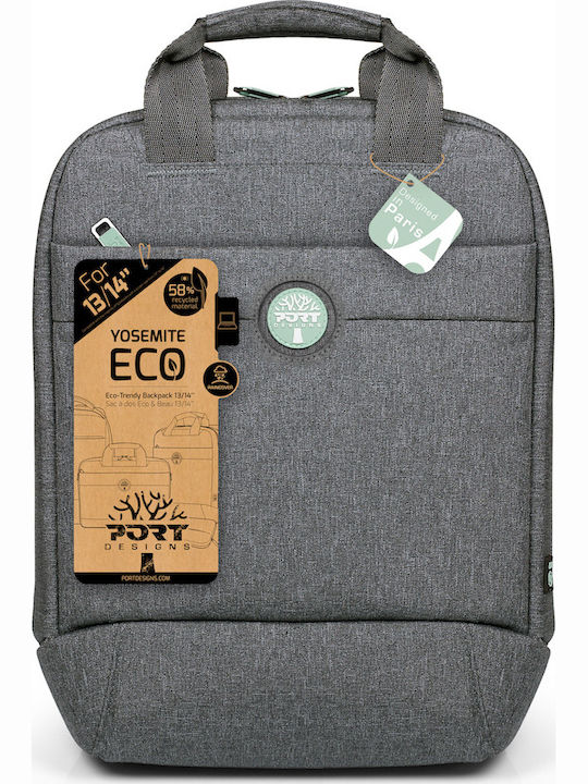 Port Designs Yosemite Eco Waterproof Backpack Backpack for 14" Laptop Gray