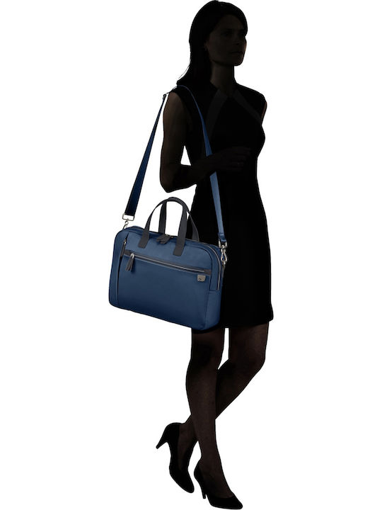 Samsonite Eco Wave Bailhandle 2 Shoulder / Handheld Bag for 15.6" Laptop Blue