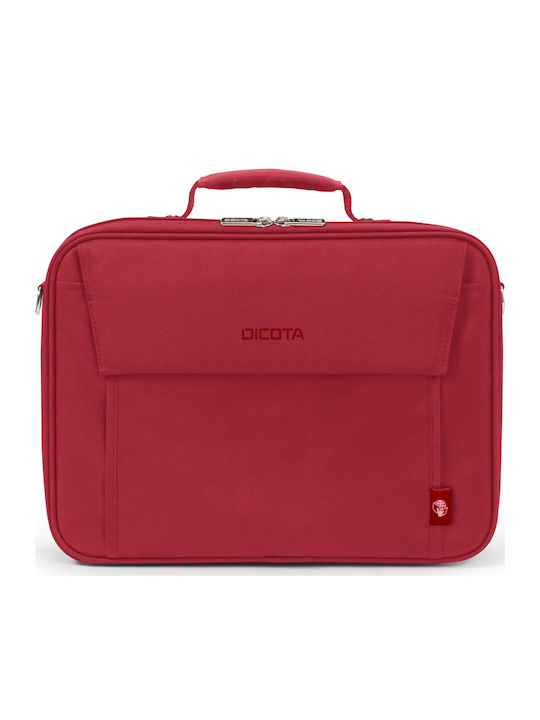 Dicota Multi Base Τσάντα Ώμου / Χειρός για Laptop 17.3" σε Κόκκινο χρώμα