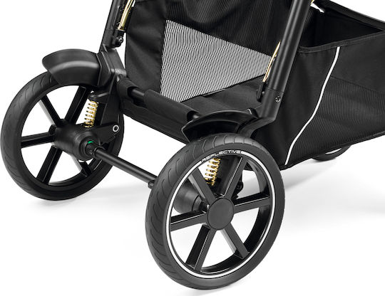 Peg Perego Veloce Ρυθμιζόμενο Καρότσι Μωρού Kατάλληλο για Nεογέννητο Graphic Gold 10.7kg