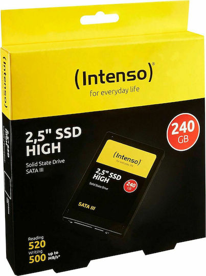 Intenso High Performance SSD 240GB τύπου 2.5'' με σύνδεση SATA III 3813440