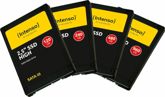 Intenso SSD Висока Производителност 480GB Тип 2.5'' със Свързване SATA III 3813450