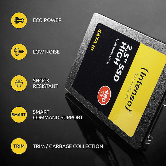 Intenso High Performance SSD 240GB τύπου 2.5'' με σύνδεση SATA III 3813440