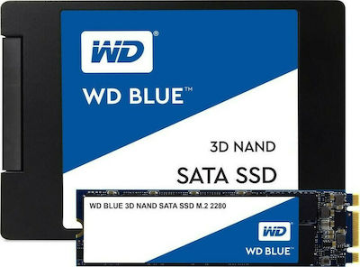 Western Digital Blue 3D SSD 1TB M.2 SATA III WDS100T2B0B
