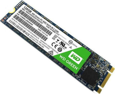 Western Digital WD Green SSD 120GB τύπου M.2 με σύνδεση SATA III WDS120G2G0B