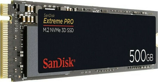 Sandisk Extreme Pro SSD 500GB M.2 NVMe PCI Express 3.0 SDSSDXPM2-500G-G25