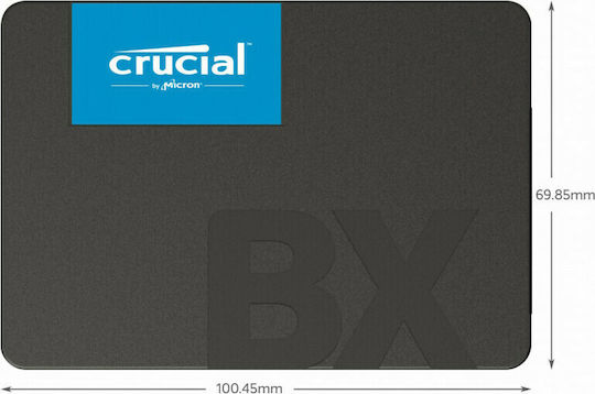 Crucial BX500 SSD 480GB τύπου 2.5'' με σύνδεση SATA III CT480BX500SSD1