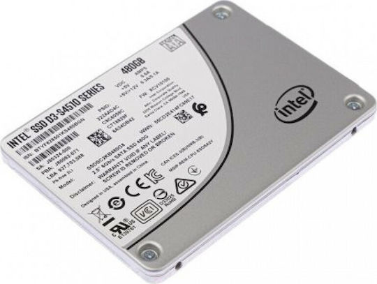 Intel D3-S4510 SSD 480GB 2.5'' SATA III Bulk SSDSC2KB480G801