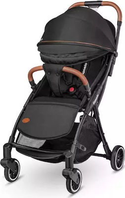 Lionelo Julie One Baby Stroller Suitable for Newborn Black 6.65kg 1658920