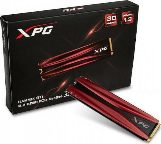Adata XPG Gammix S11 Pro SSD 1TB M.2 NVMe PCI Express 3.0 AGAMMIXS11P-1TT-C