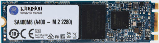 Kingston A400 SSD 120GB τύπου M.2 με σύνδεση SATA III SA400M8/120G