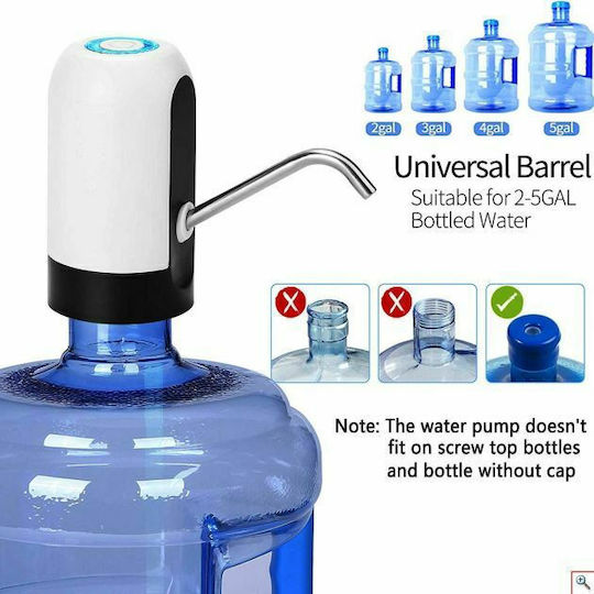 Battery Water Pump for Kitchen Made of Silver Plastic