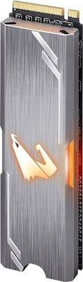 Gigabyte Aorus RGB SSD 512GB τύπου M.2 με σύνδεση PCI Express 3.0 και Ψύκτρα GP-ASM2NE2512GTTDR