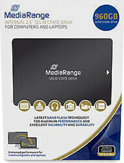 MediaRange MR1004 960GB SSD 2.5 Inch with SATA III Connection