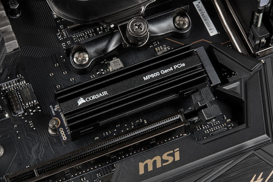 Corsair Force MP600 SSD 2TB τύπου M.2 με σύνδεση PCI Express 4.0 και Ψύκτρα CSSD-F2000GBMP600