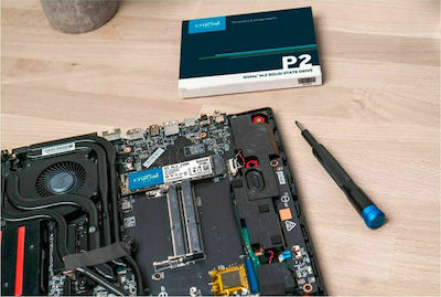 Crucial P2 SSD 500ГБ M.2 NVMe PCI Express 3.0 CT500P2SSD8