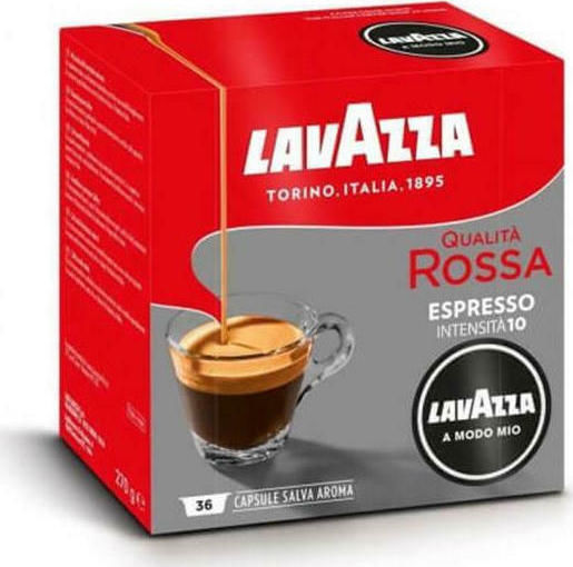 Lavazza Kapseln Espresso Qualita Rossa Kompatibel mit Maschine LavAzza A Modo Mio 36Mützen