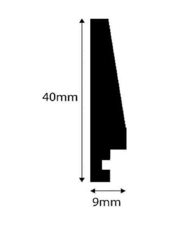 Nielsen Κορνίζα Ξύλινη με Λευκό Πλαίσιο 13x18