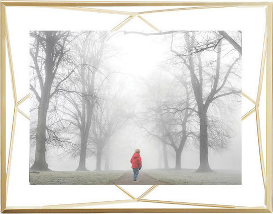 Umbra Prisma Mat Bras Metallic Photo Frame with Gold Frame