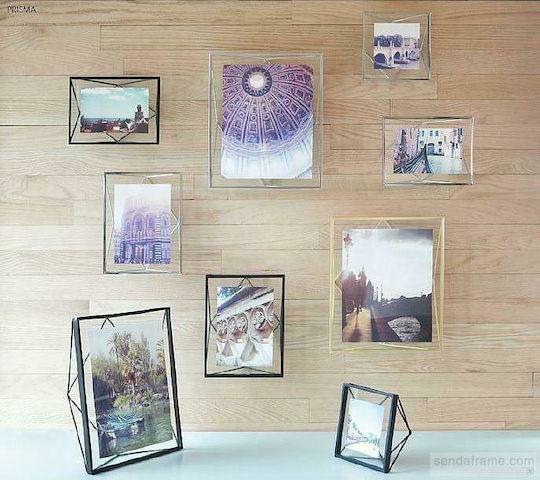 Umbra Prisma Metal Picture Frame with Silver Chrome Frame