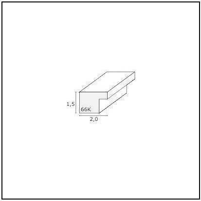 Deknudt S66KH1 Κορνίζα Ξύλινη με Μπεζ Πλαίσιο Wood