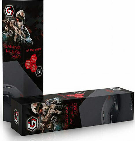 Gembird MP-GAME-L Gaming Mouse Pad Large (450mm) Μαύρο