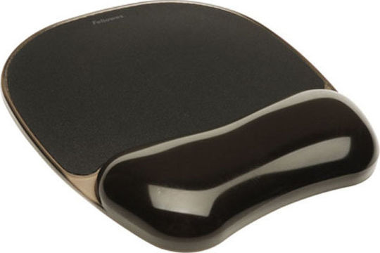 Fellowes Gel Mouse Pad (202mm) with Wrist Support Black 9112101