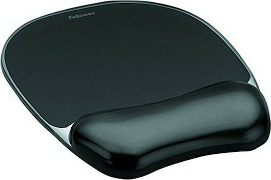 Fellowes Gel Mouse Pad (202mm) with Wrist Support Black 9112101