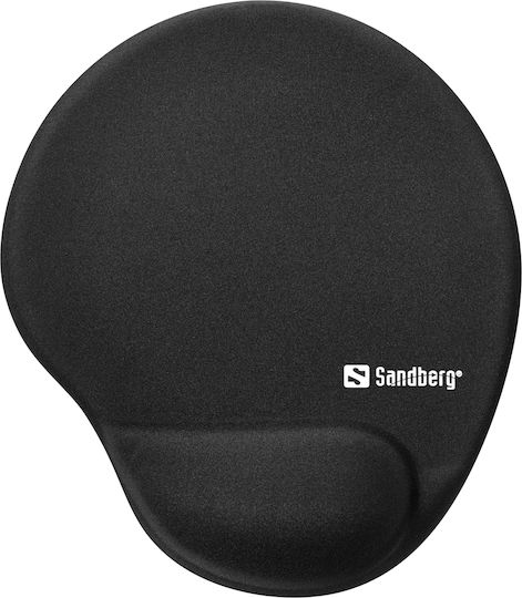 Sandberg Gel Mouse Pad (230mm) with Wrist Support Black 520-23